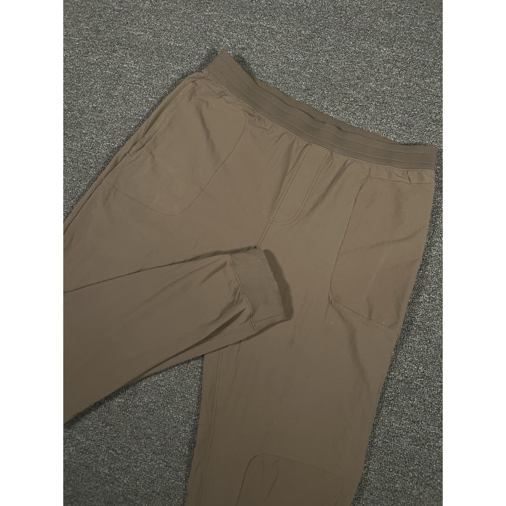 Alo Yoga Co Op Jogger Pants Men's XL Brown Athletic Active Stretch Athleisure